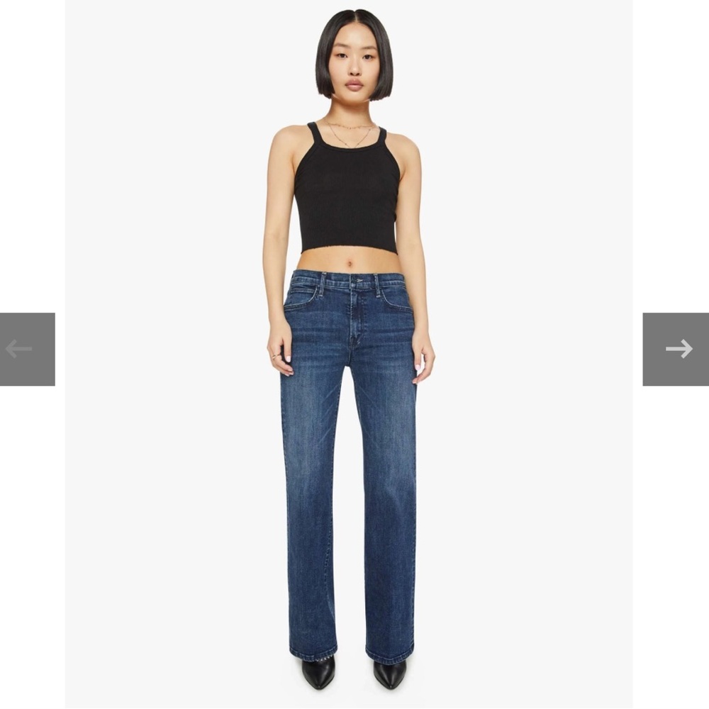 Mother Lil Kick It Jeans 23 in I put a spell on you (dark blue)